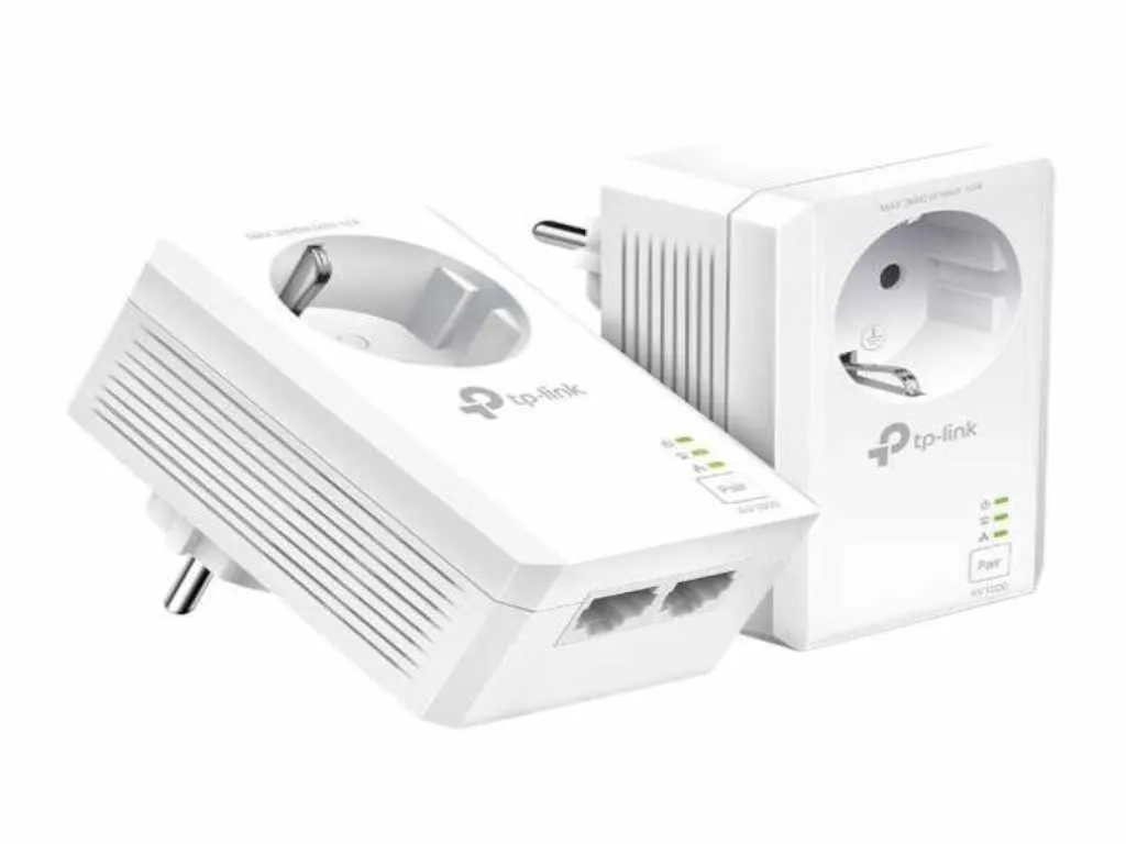 TP-Link Powerline adapter TP-LINK TL-PA7017P KIT AV1000 Gigabit Pass-through Powerline Starter Kit Slika 1